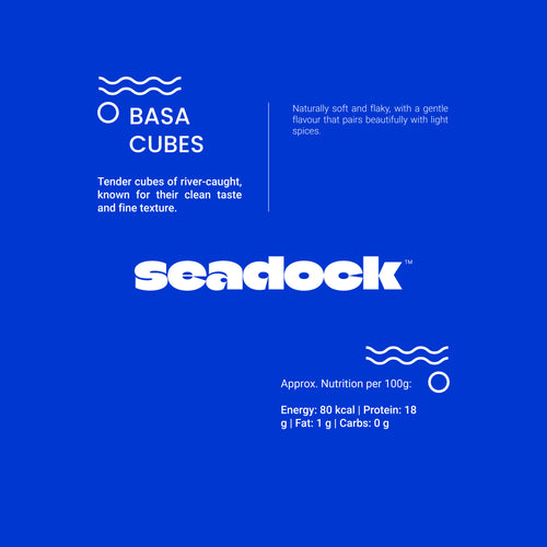 Basa cubes (బాసా చేప క్యూబ్స్) - Net 1/2kg / 500gm