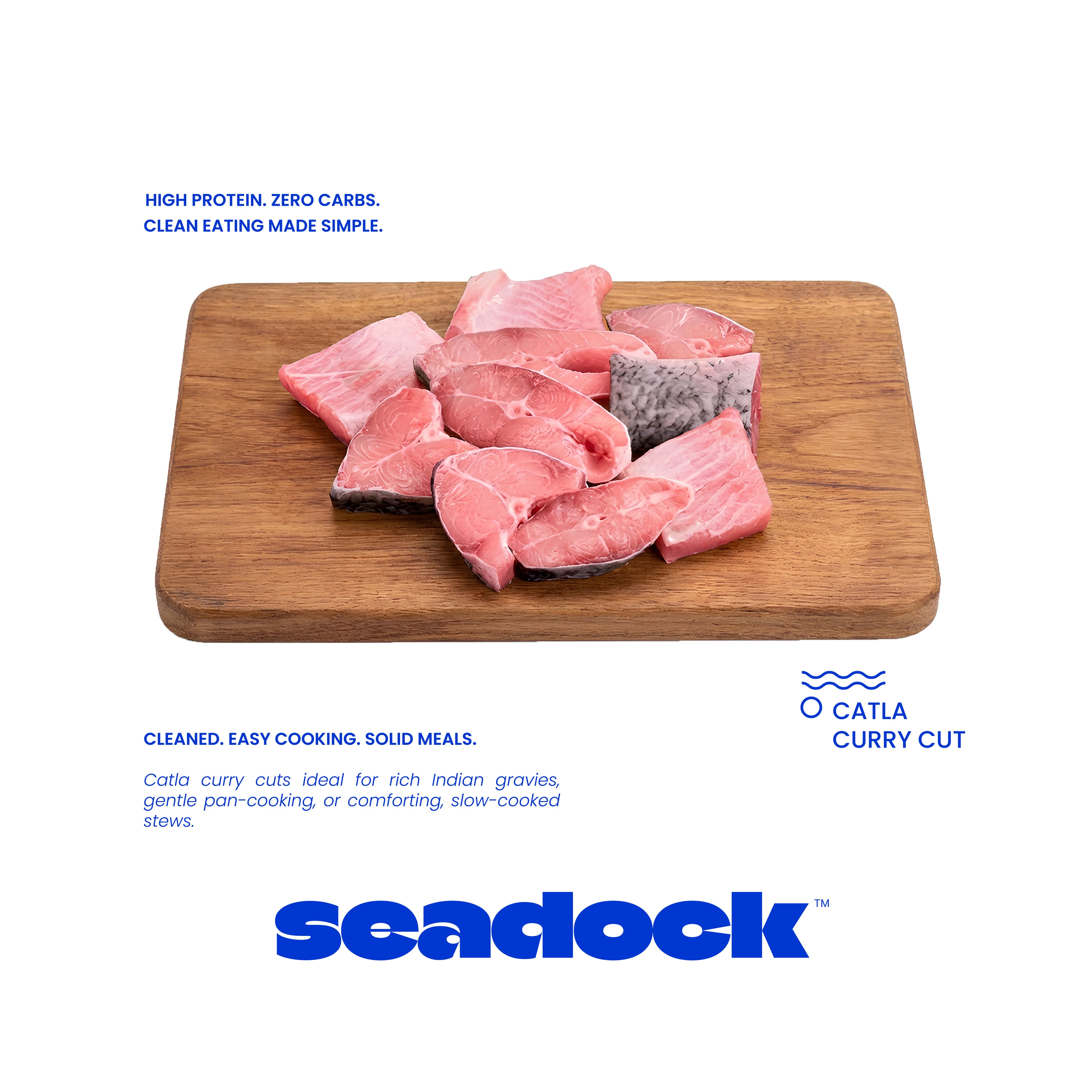 Catla Curry Cut (బోచె చేప కర్రీ కట్) - Net 1/2kg / 500gm