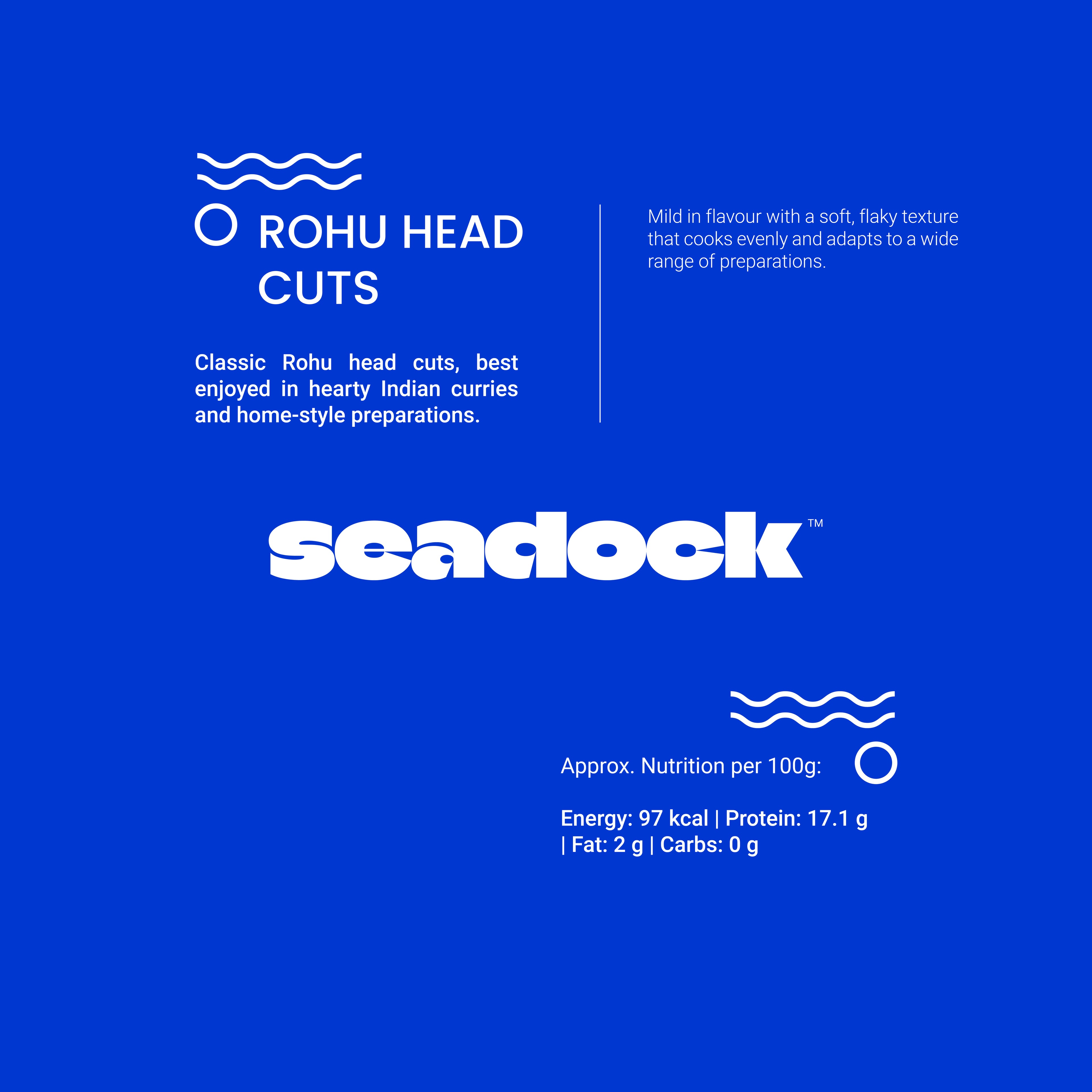 Rohu Head (రోహు చేప తల) - 2 Pieces