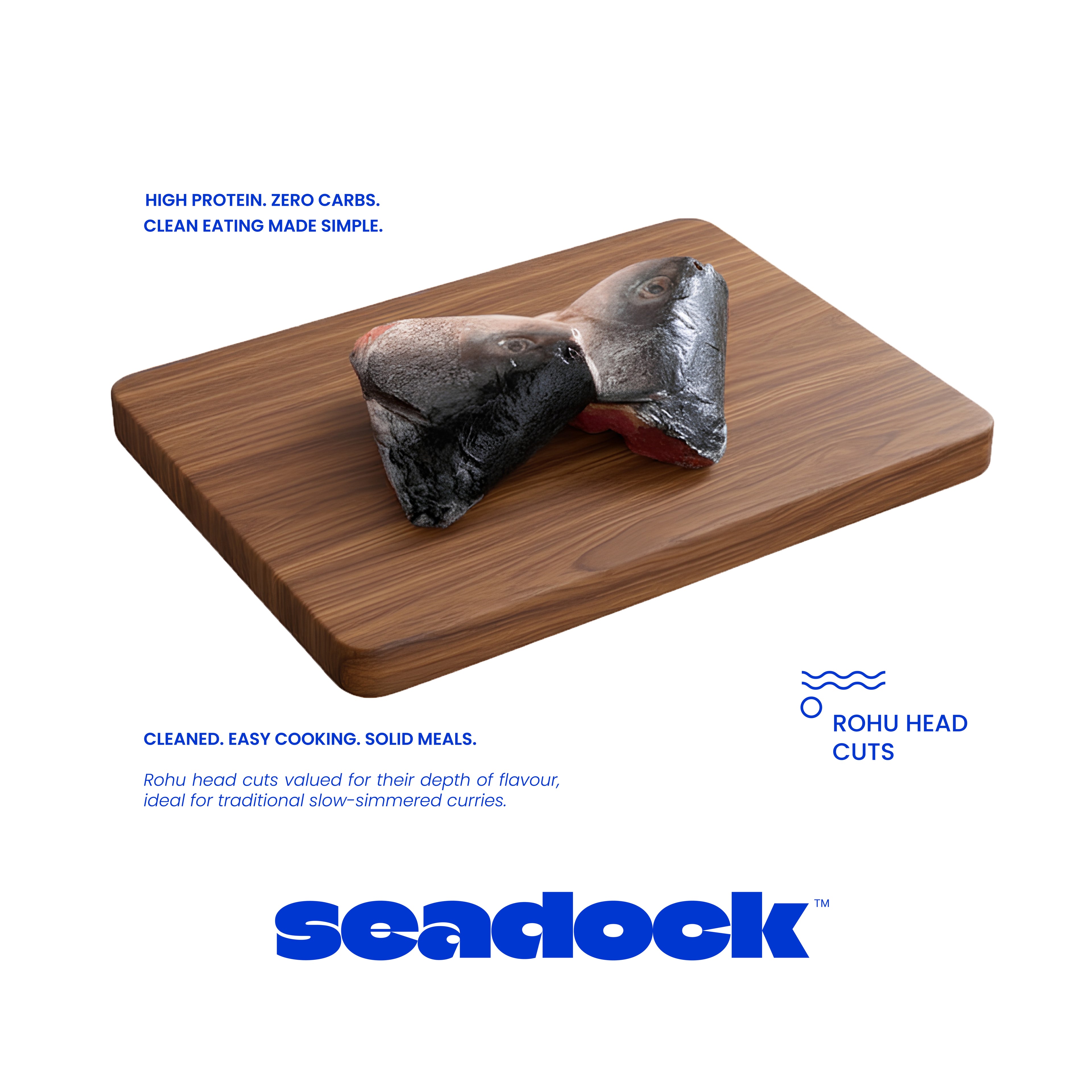 Rohu Head (రోహు చేప తల) - 2 Pieces