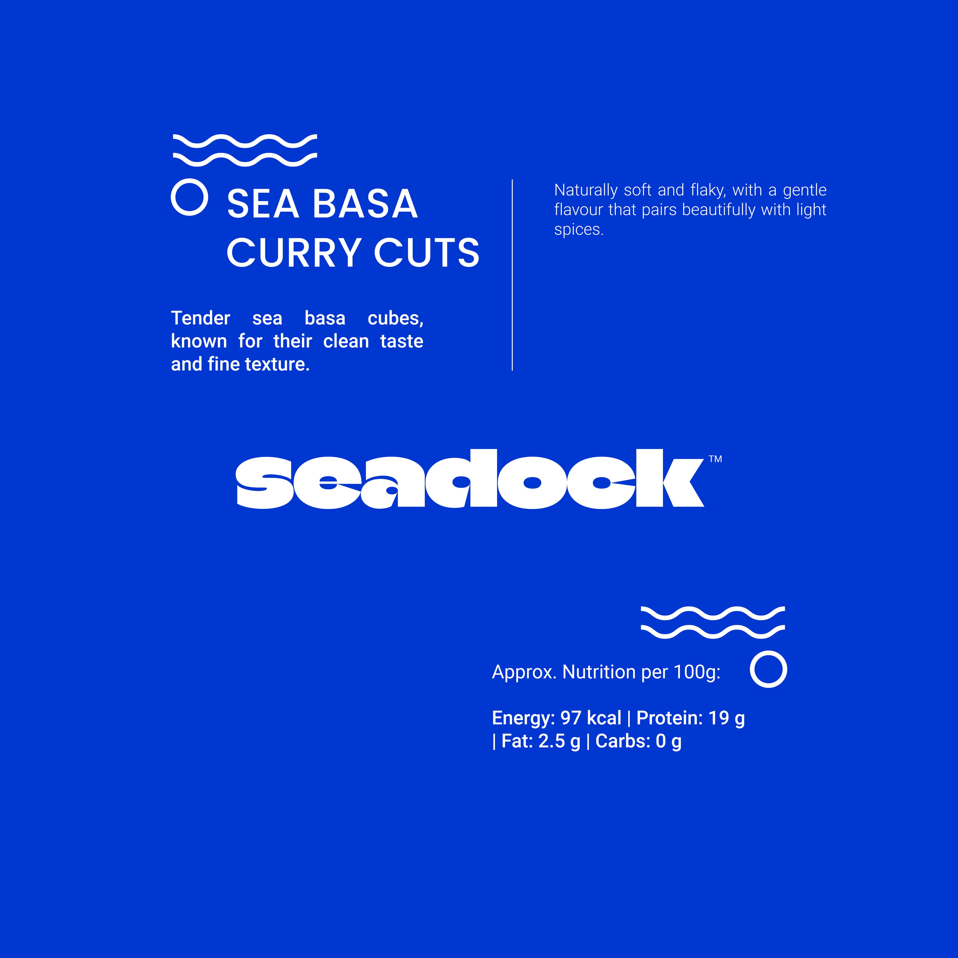 Sea Bass curry cut (పండుగప్ప చేప కర్రీ కట్) - Net 1/2kg / 500gm