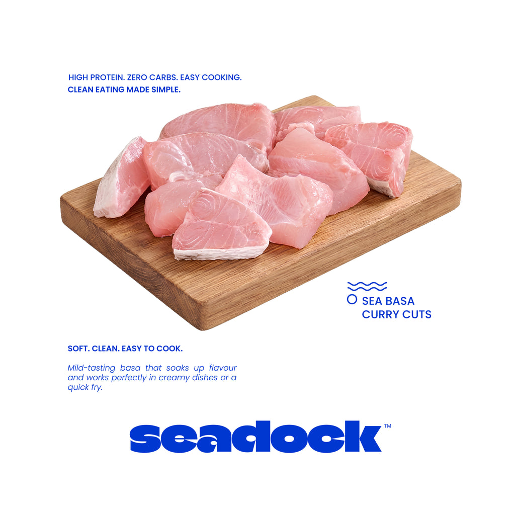 Sea Bass curry cut (పండుగప్ప చేప కర్రీ కట్) - Net 1/2kg / 500gm