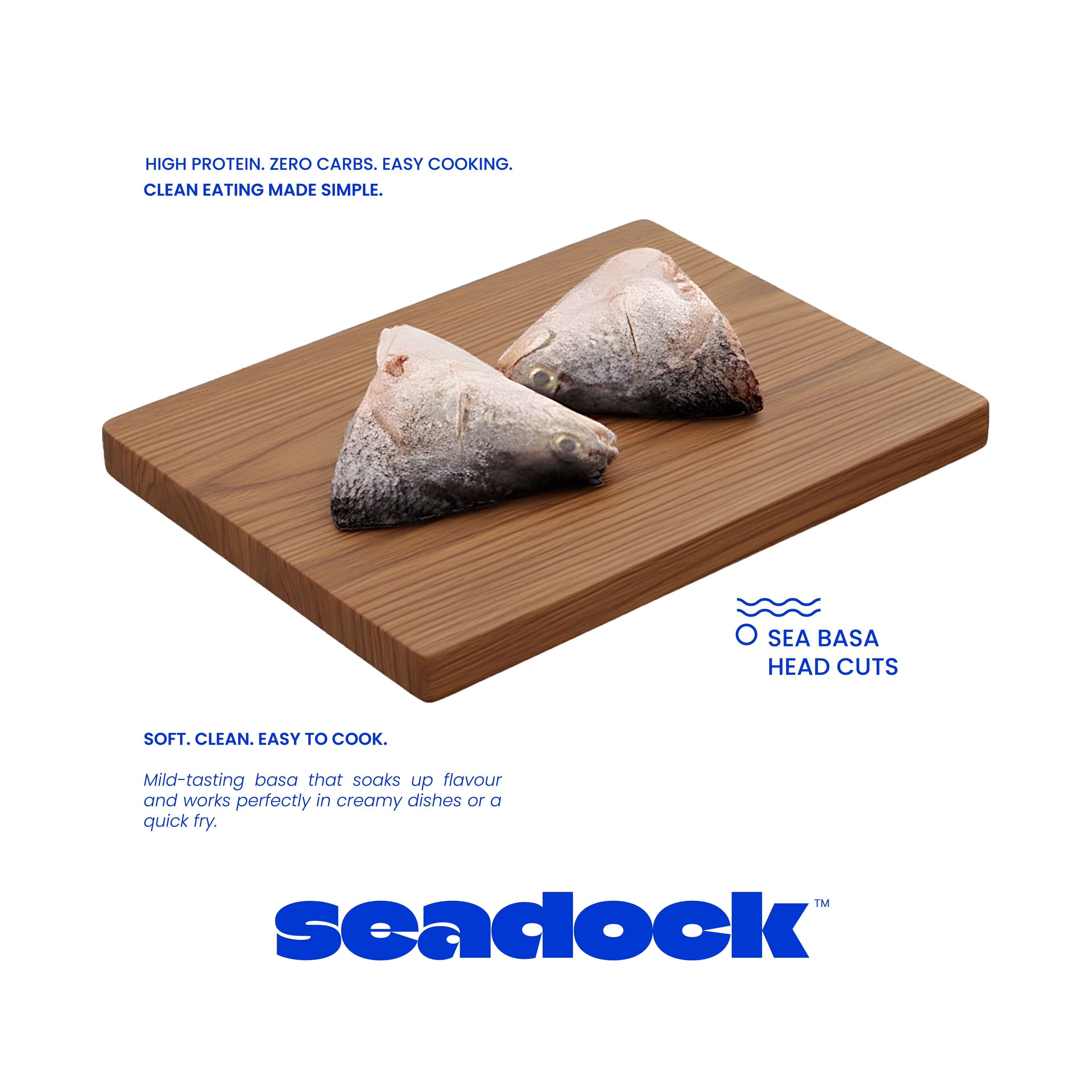 Sea Bass Head (పండుగప్ప చేప తల) - 2 Pieces