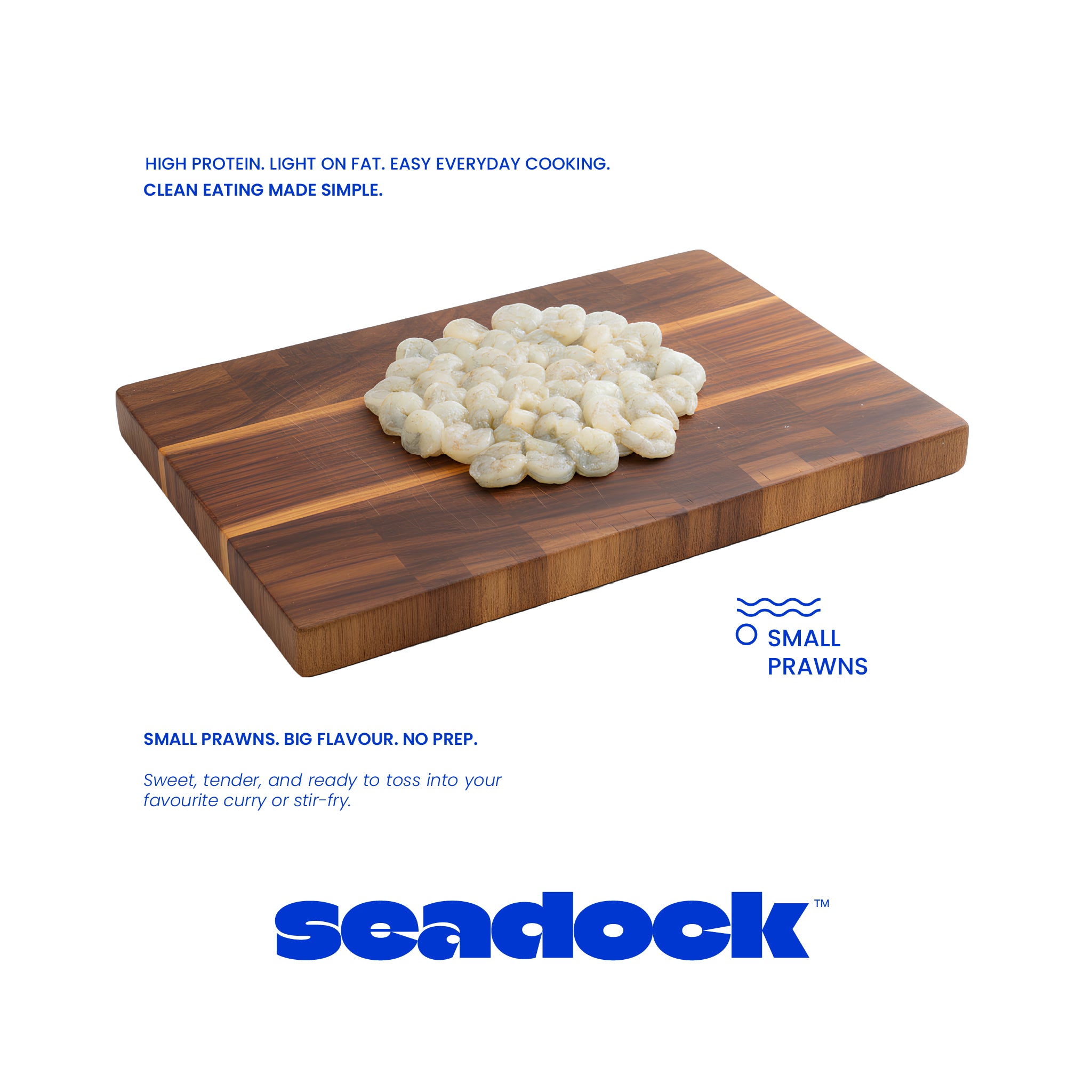 Small Prawns-Peeled & Deveined 70/80 (చిన్న రొయ్యలు) - Net 1/2kg / 500gm