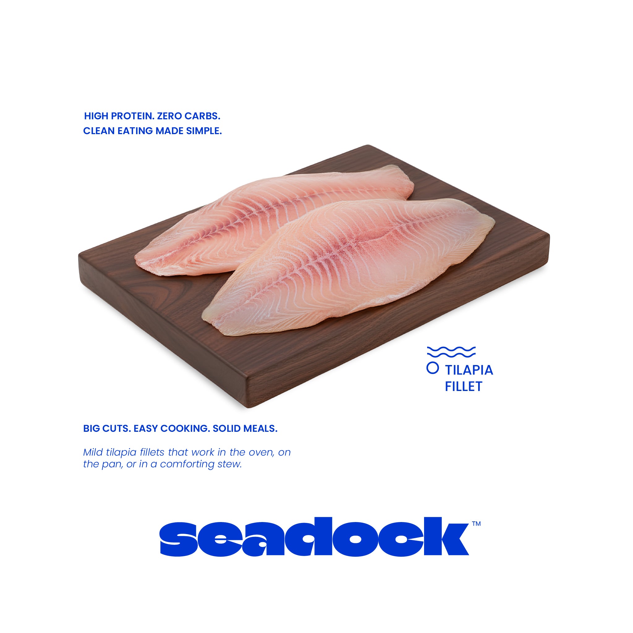 Tilapia Fillet Fresh (టిలాపియా చేప ఫిల్లెట్) - Net 1/2kg / 500gm