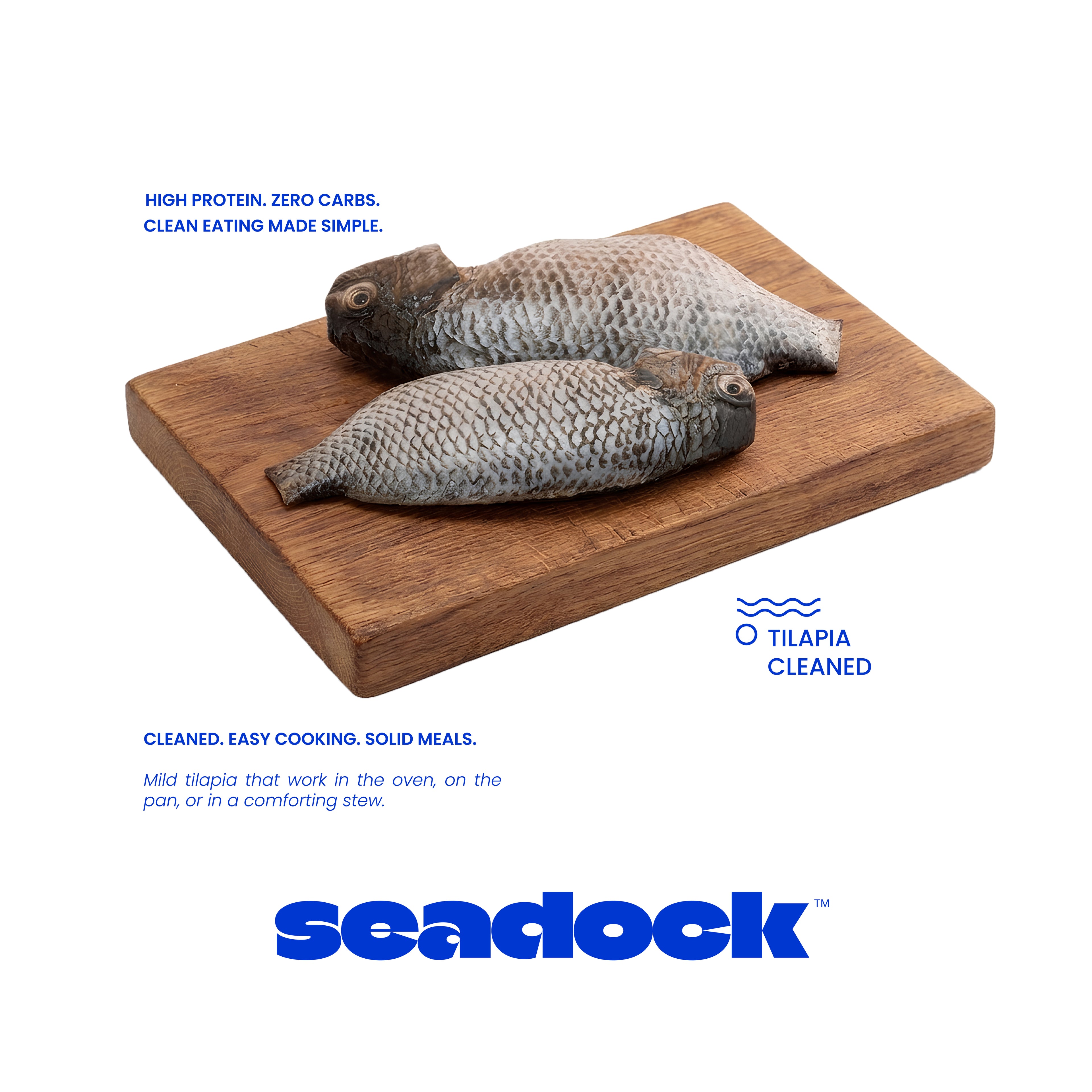 Tilapia Whole Cleaned (టిలాపియా) - Net 1/2kg / 500gm